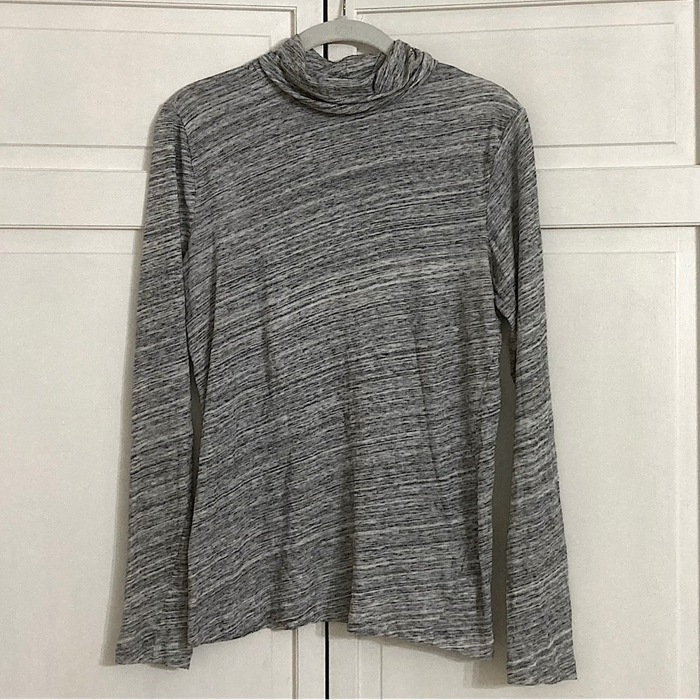 J. Crew Gray Cowl Neck Sweater